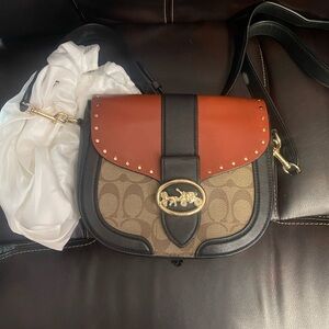 Coach Georgie Crossbody Saddle Bag